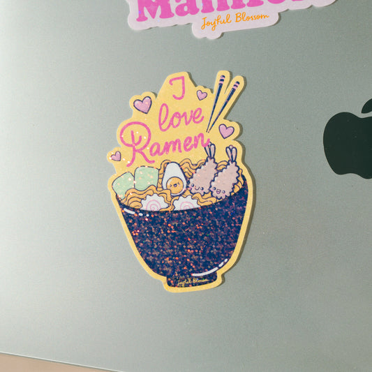 "I Love Ramen" Sticker - Comfort in a Bowl