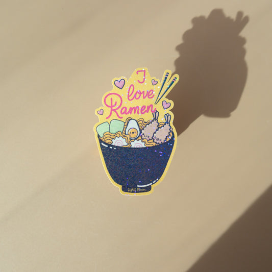 "I Love Ramen" Sticker - Comfort in a Bowl