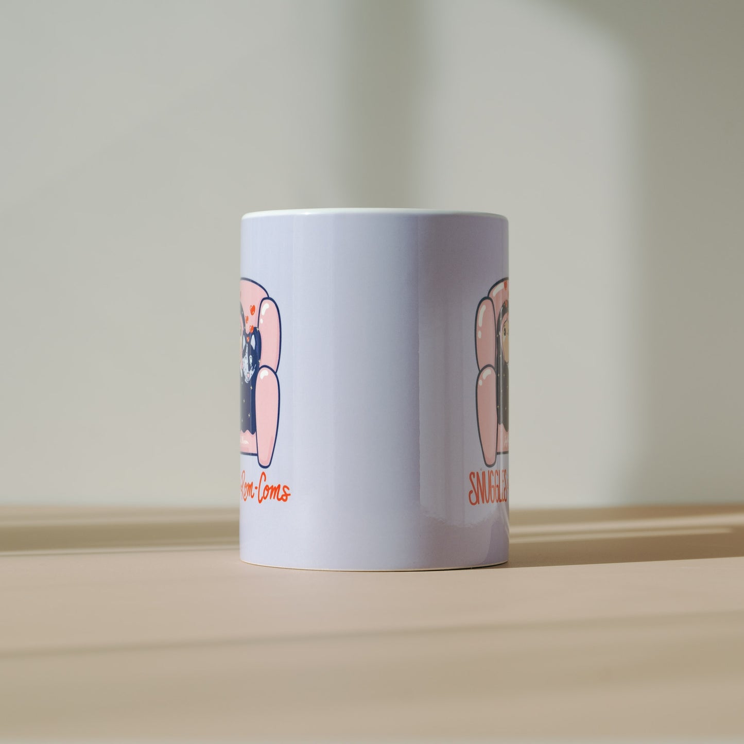 "Snuggles and Rom-Coms" Mug - For Perfect Evenings