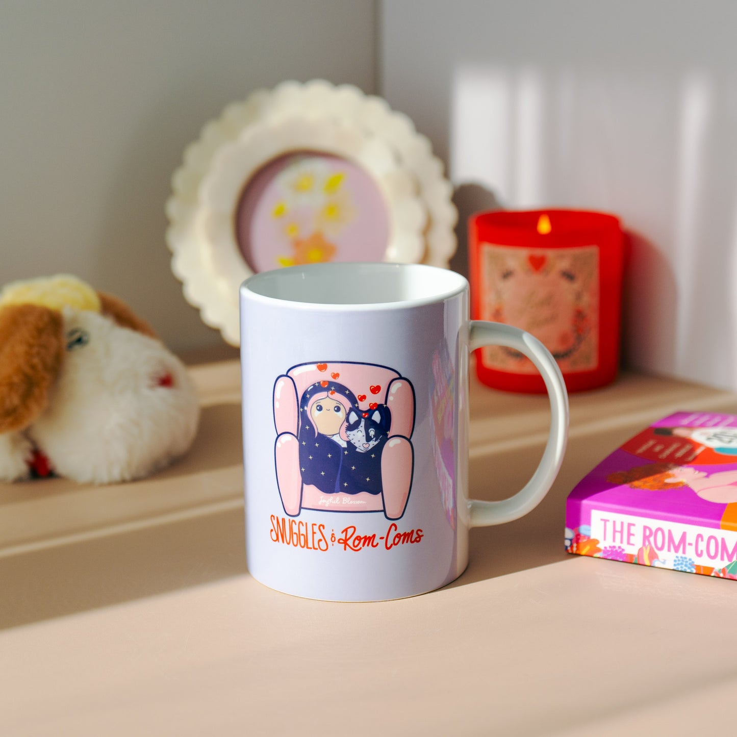 "Snuggles and Rom-Coms" Mug - For Perfect Evenings